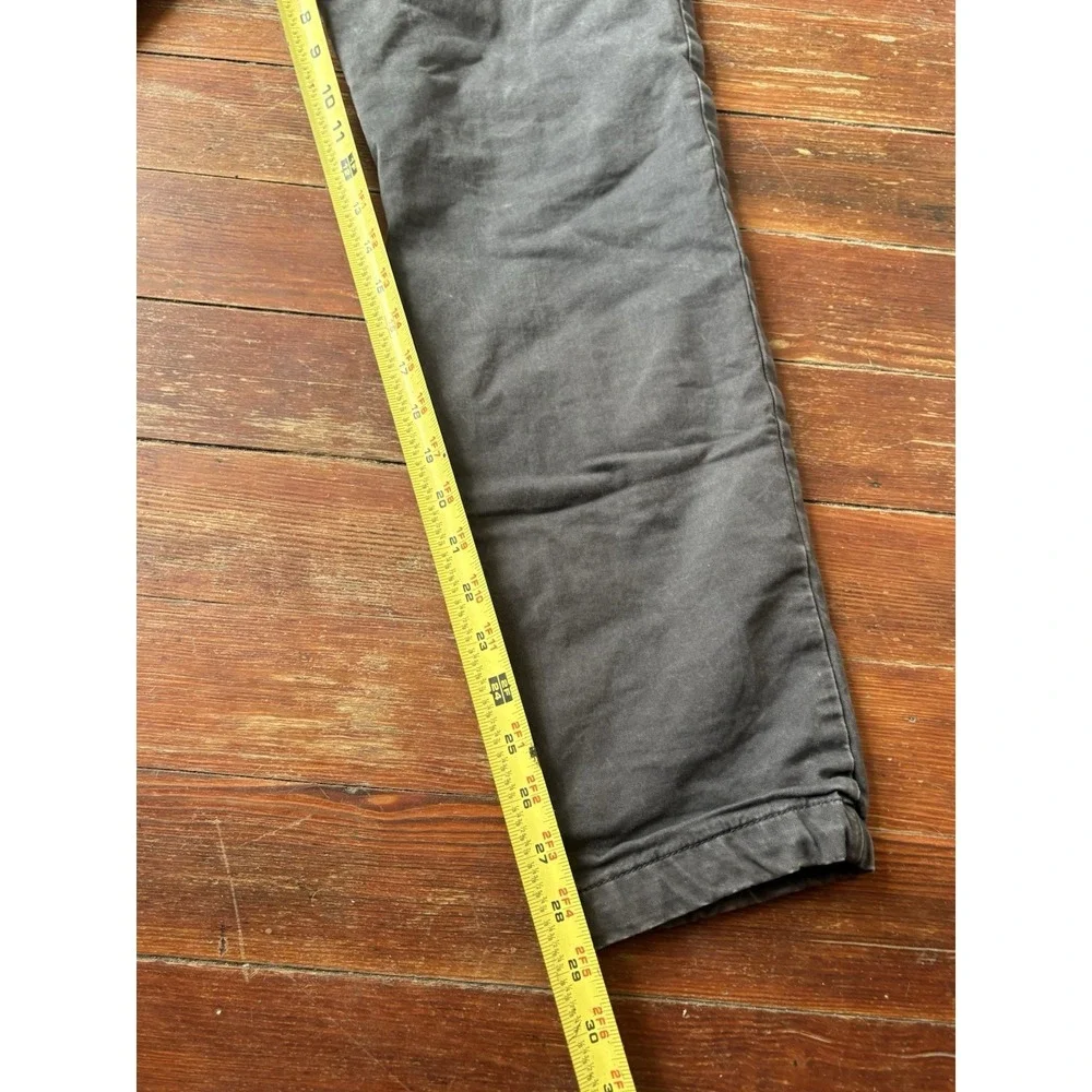 Eddie Bauer‎ Lined Pants Womens 4 Gray Boyfriend Relaxed Legend Wash Chino